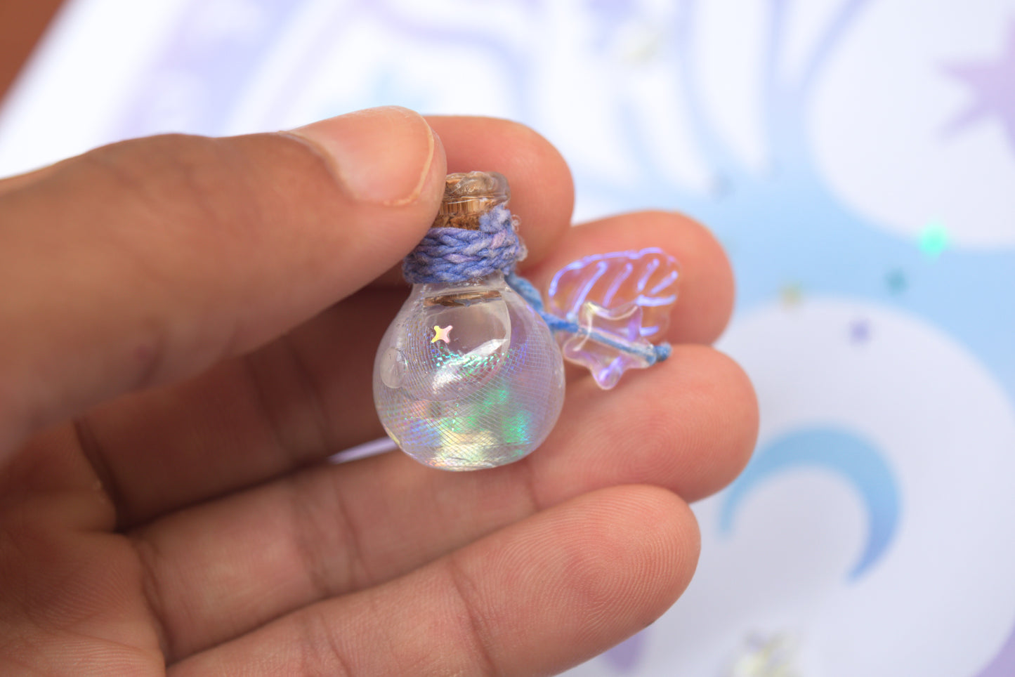 Iridescent Moon Vial