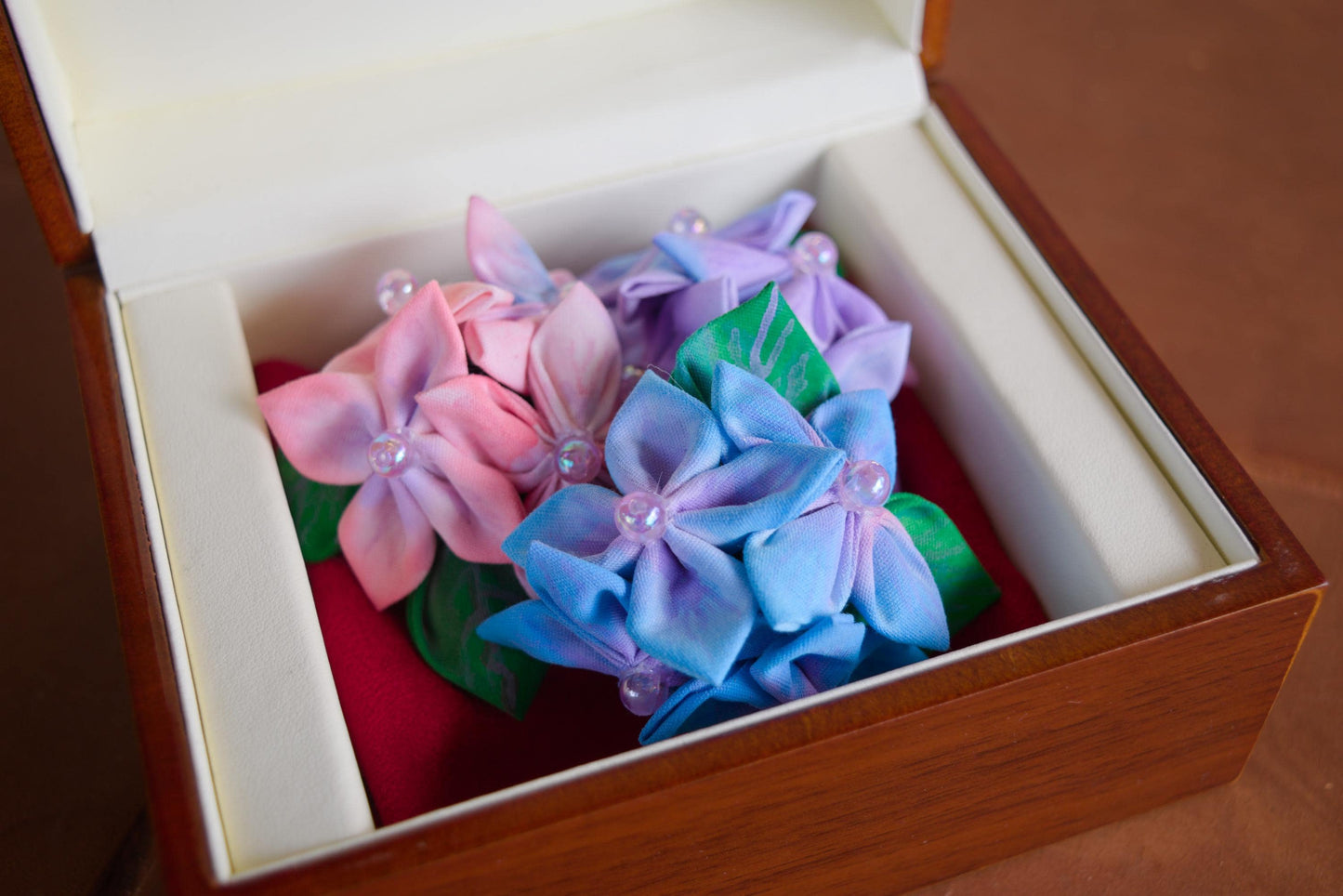 [Pack of 10] Hydrangea Whispers Hairclip