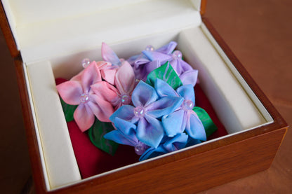 [Pack of 10] Hydrangea Whispers Hairclip