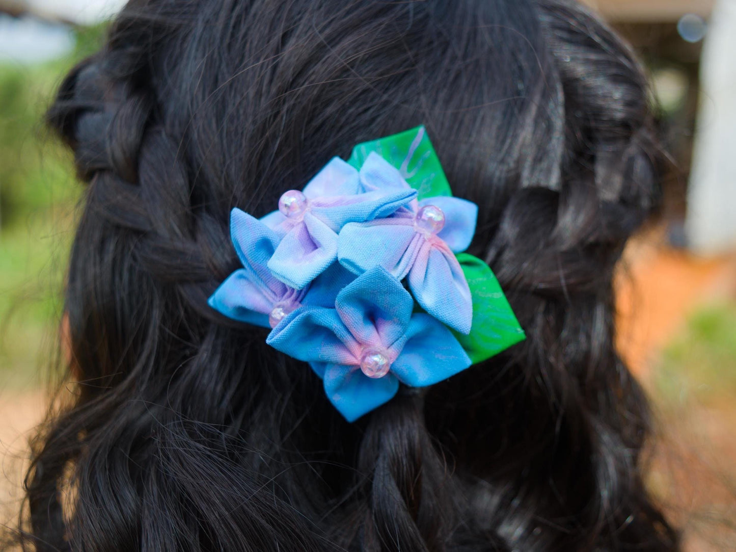 [Pack of 10] Hydrangea Whispers Hairclip