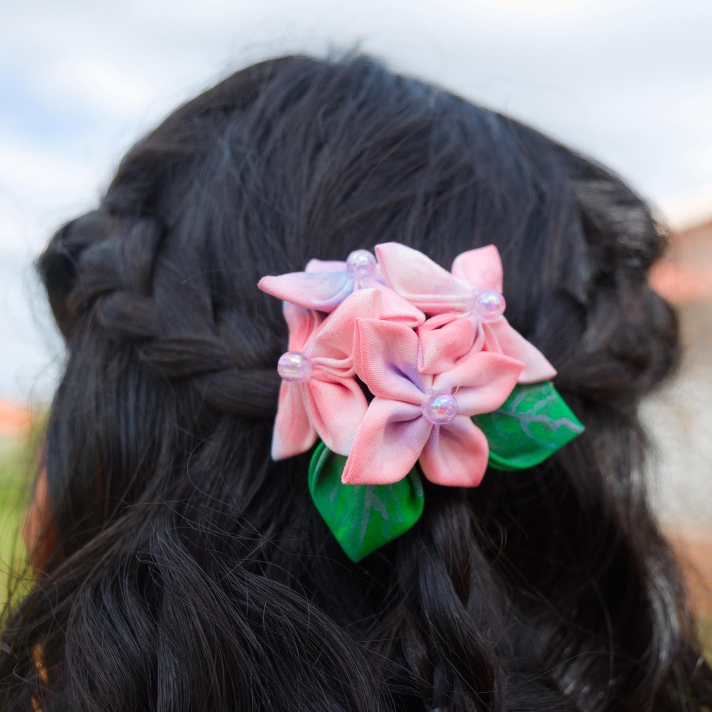 [Pack of 10] Hydrangea Whispers Hairclip
