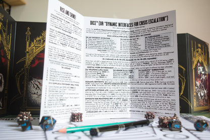 [Pack of 10] Sheltered! A Post-Disaster Brochure TTRPG ~ Compatible with MÖRK BORG