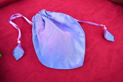 Leafling Satchels of the Verdant Realms ~ Leaf Style Drawstring Bags
