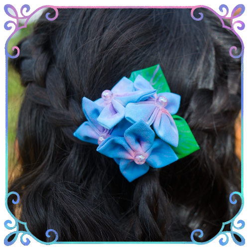 Hydrangea Hair Clip